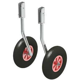 Комплект колес транцевых 310 мм удлиненных усиленных для НЛ типа Ротан (060204T)